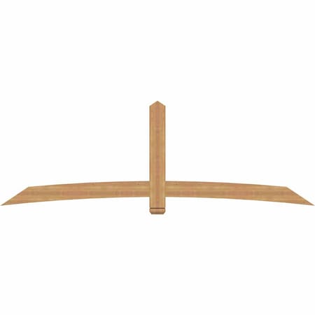 Ekena Millwork Bellingham Timber Gable Bracket, Western Red Cedar, 108"W x 36"H x 1 1/2"D x 5 1/2"F, 8/12 Pitch GBW108X36X0206BEL00SWR